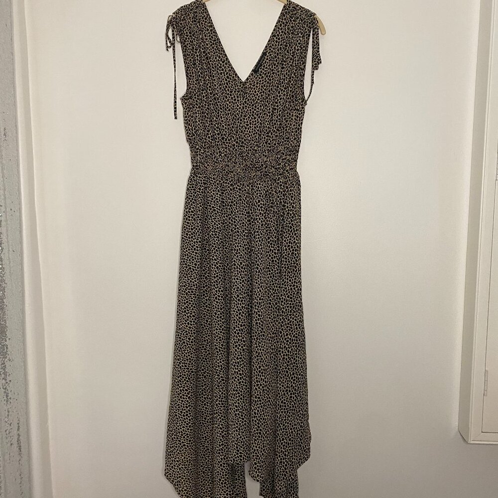 Banana Republic Midi Dress Giraffe Print SIZE 4